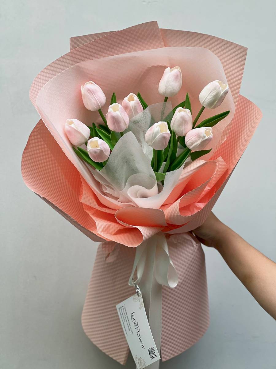 Hoa tulip lụa