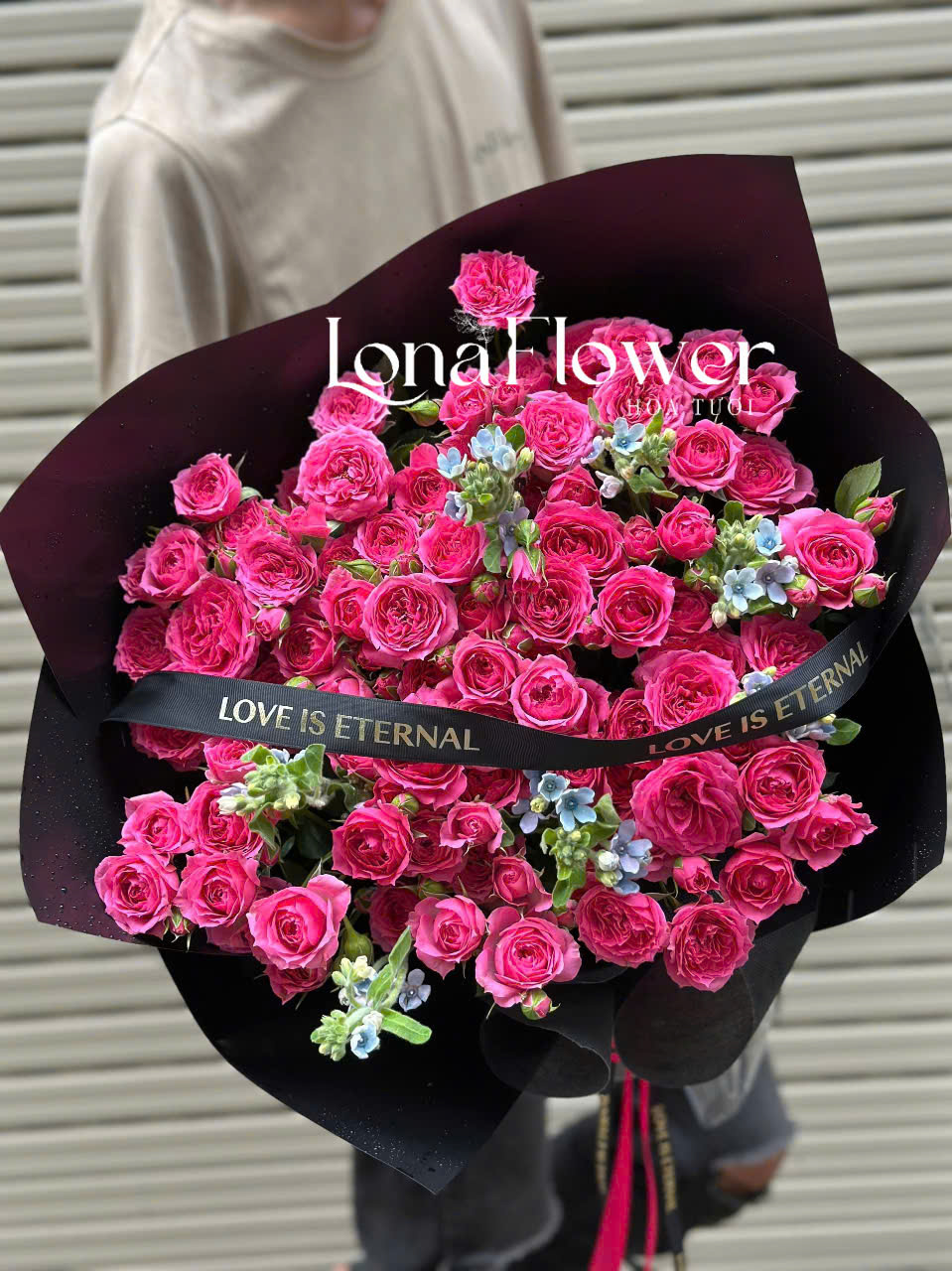 Bó Hồng Sophia "Giấc Mơ Xanh" 💙 - Điểm Xuyết Sao Xanh Thanh Bình
