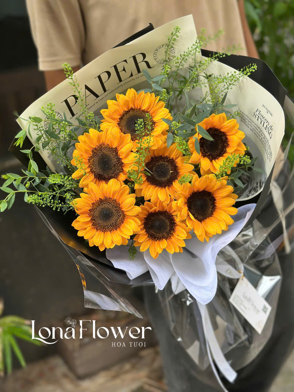 Bó Hoa Hướng Dương "Nắng Vàng Hy Vọng" 🌻 - Năng Lượng Tích Cực Bất Tận