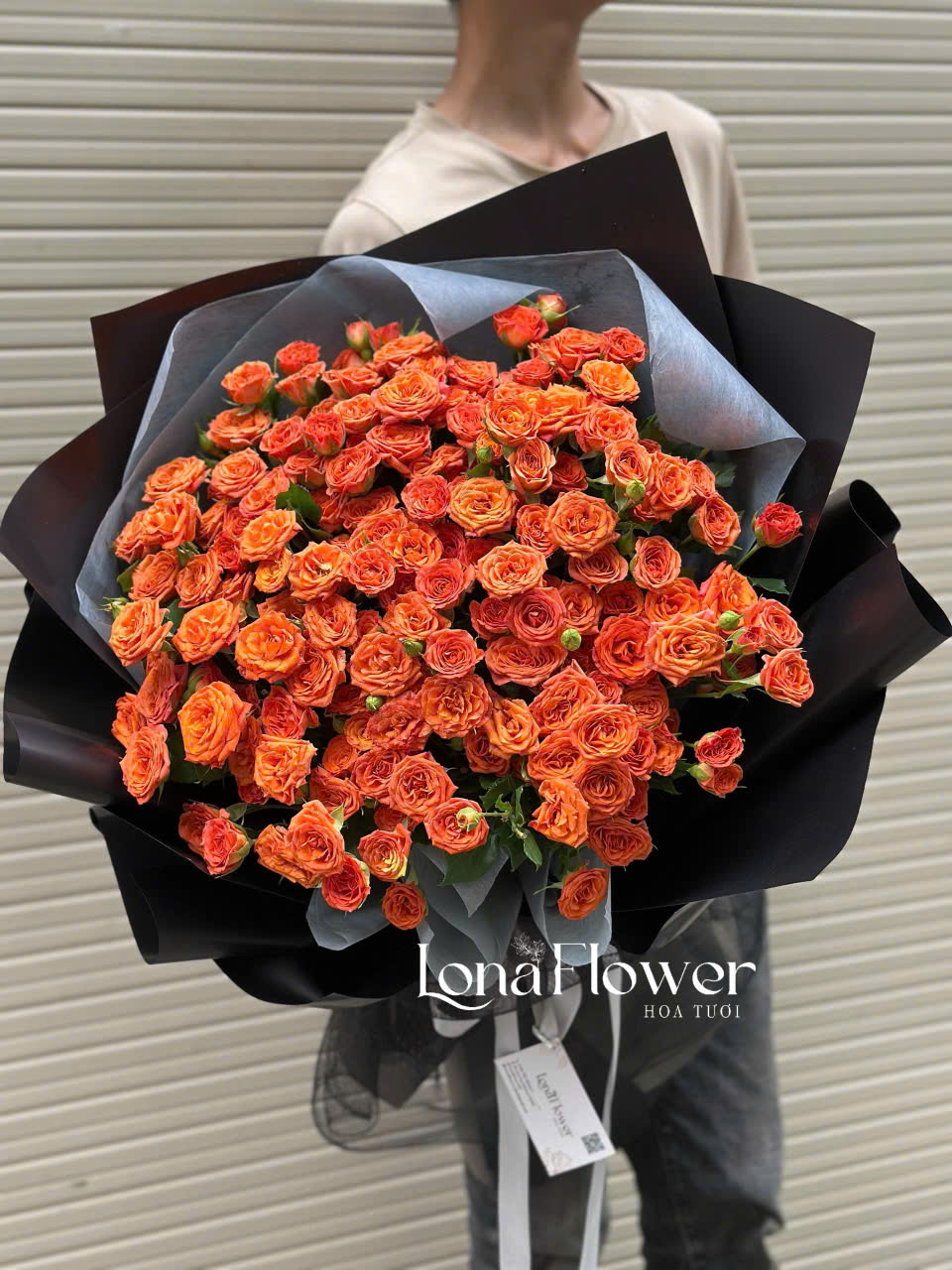 Bó Hồng Chùm Cam "Nắng Rực Rỡ" ⭐ - Trao Gửi Năng Lượng Yêu Thương ❤️