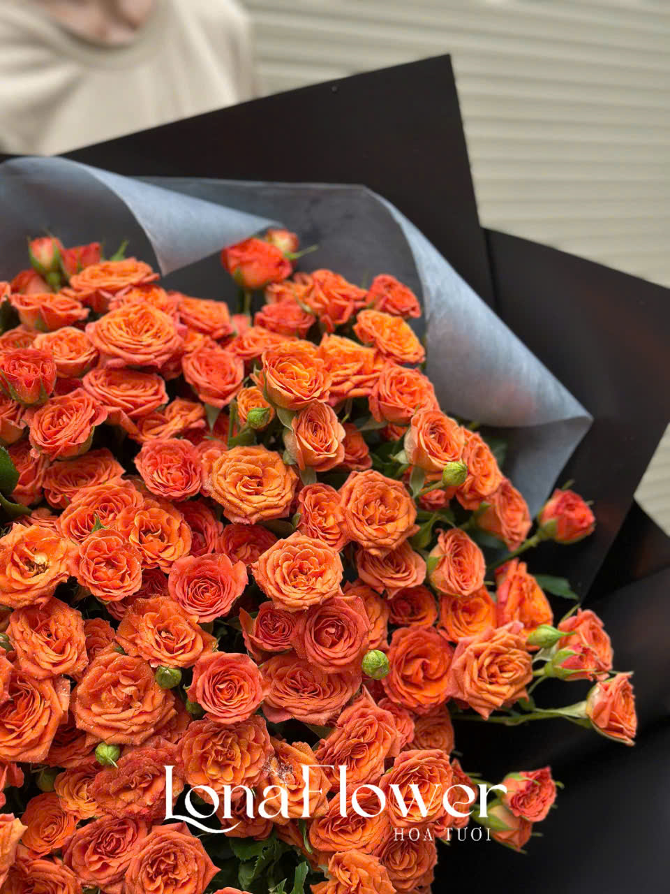 Bó Hồng Chùm Cam "Nắng Rực Rỡ" ⭐ - Trao Gửi Năng Lượng Yêu Thương ❤️