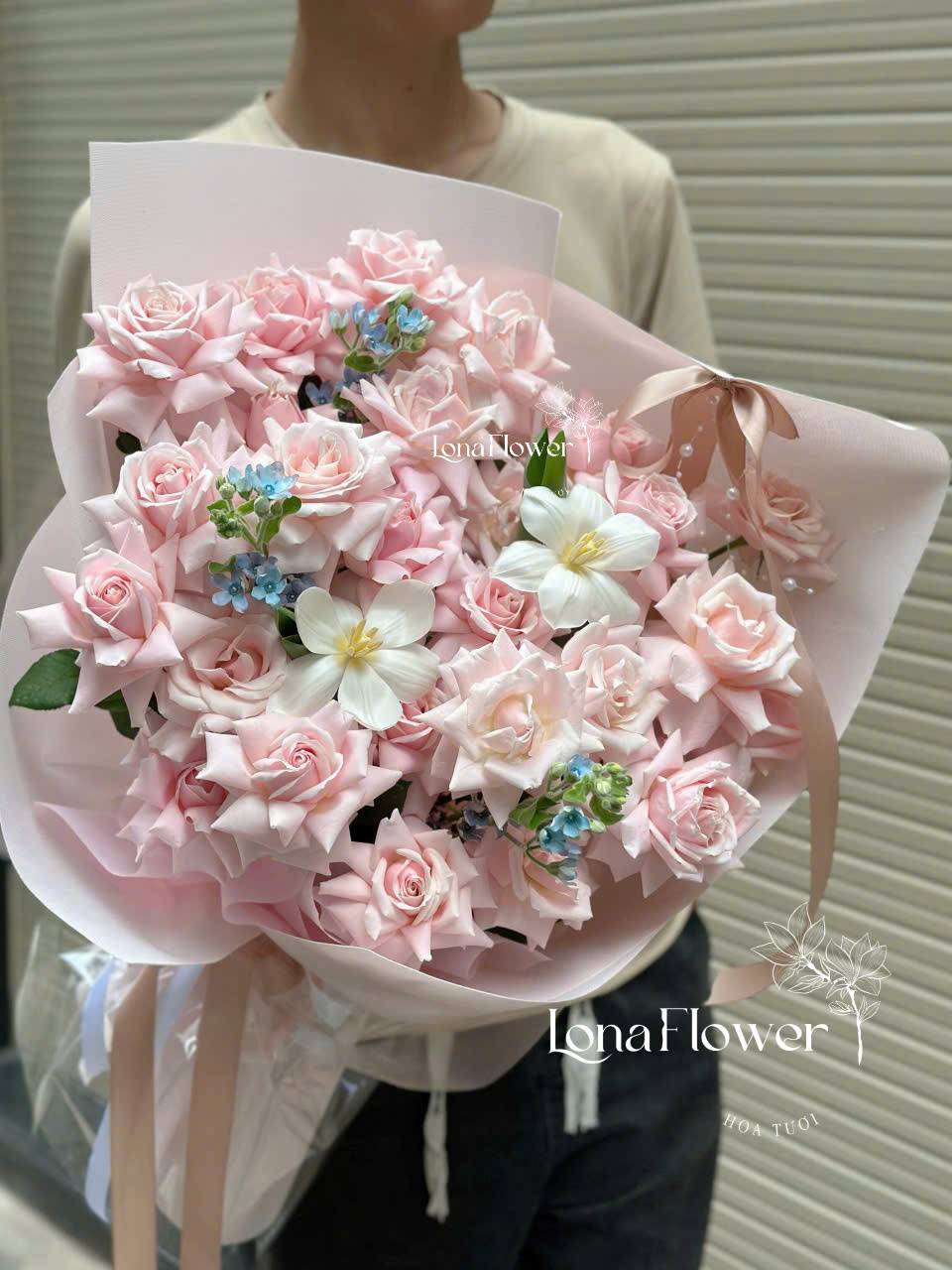 Bó Hoa Hồng Pastel & Tulip Tinh Khôi 🌷💖✨