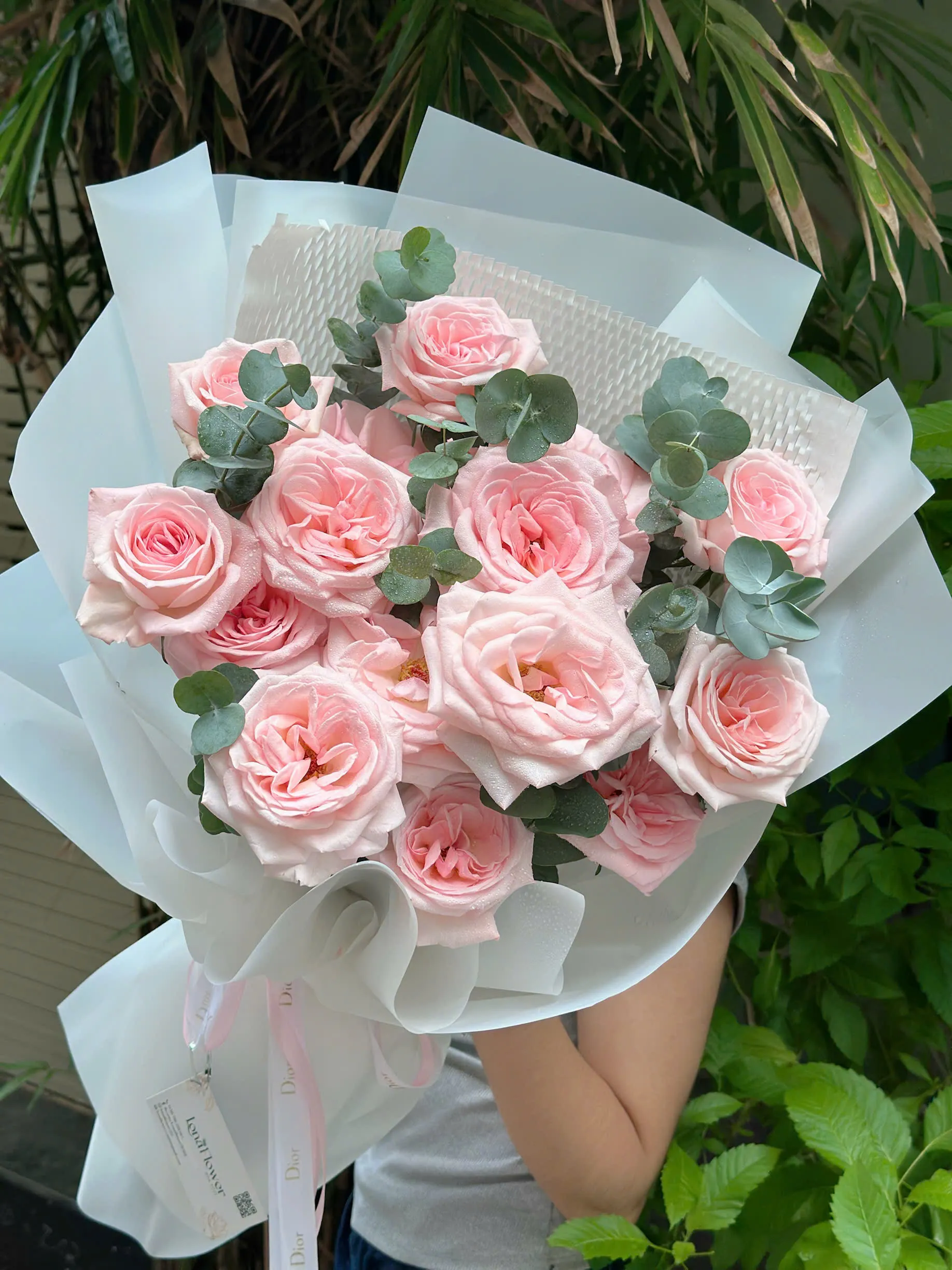  Bó Hoa "Tình Yêu Kiêu Sa" 💖 - Hồng Ohara Hồng Phấn